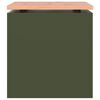 vidaXL Banc de jardin Vert olive 40 x 40 x 43 cm Acier