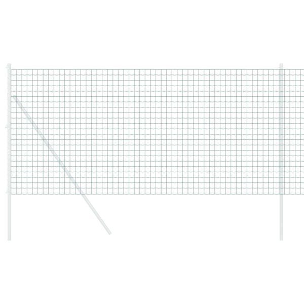 vidaXL Clôture Euro Vert 1,2 x 25 m Fer revêtu de PVC