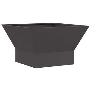 vidaXL Braise Noir 60 x 60 x 35 cm Acier
