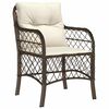 vidaXL Ensemble de salle &agrave; manger pour jardin 9 pcs Marron polyrotin