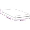 vidaXL Matelas Blanc 80 x 160 cm Ressort ensach&eacute;