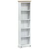 vidaXL Biblioth&egrave;que Blanc 46 x 20 x 170 cm Pin massif