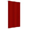 vidaXL &Eacute;cran de balcon Rouge 120x240 cm Tissu Oxford
