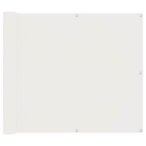 vidaXL &Eacute;cran de balcon Blanc 100 x 700 cm Tissu Oxford