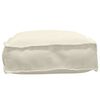 vidaXL Coussin Cr&egrave;me 60 x 40 x 8 cm Tissu Oxford
