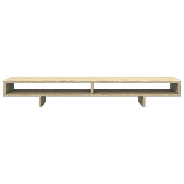 vidaXL Support de moniteur ch&ecirc;ne sonoma 100x27x15 cm bois d'ing&eacute;nierie