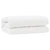 vidaXL Ensemble de Duvet avec oreiller 2 pcs Blanc Microfibre