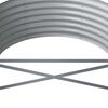 vidaXL Lit sur&eacute;lev&eacute; de jardin Acier galvanis&eacute; Anthracite