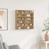 vidaXL Vitrine Ch&ecirc;ne artisanal 60 x 8,5 x 58 cm Bois d'ing&eacute;nierie