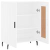 vidaXL Buffet blanc 69,5x34x90 cm bois d'ing&eacute;nierie