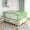 vidaXL Barri&egrave;re de s&eacute;curit&eacute; de lit d'enfant Vert 190x25 cm Tissu