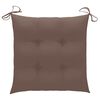 vidaXL Chaises de jardin lot de 8 avec coussins Bois d'acacia solide