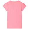 T-shirt pour enfants rose n&eacute;on 128