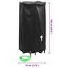 vidaXL R&eacute;servoir d'eau avec robinet pliable 380 L PVC