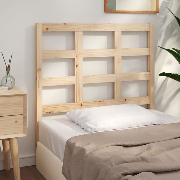 vidaXL T&ecirc;te de lit 105,5x4x100 cm Bois massif de pin