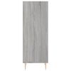 vidaXL Buffet sonoma gris 34,5x32,5x90 cm bois d'ing&eacute;nierie