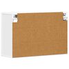 vidaXL Armoire suspendue Blanc 60 x 20 x 40 cm Bois d'ing&eacute;nierie