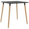 vidaXL Ensemble de salle &agrave; manger 3 pcs Noir et blanc