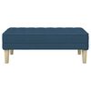 vidaXL banc Bleu 113 x 57 x 39 cm tissu