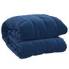 vidaXL Couverture lest&eacute;e Bleu 137x200 cm 10 kg Tissu