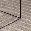 vidaXL Tapis de surface Rond Beige &Oslash; 120 CM