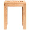vidaXL Tabouret de salle de bain 40x30x46 cm Bois massif de noyer