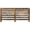 vidaXL Cache-radiateur ch&ecirc;ne fum&eacute; 175x20x82 cm bois d'ing&eacute;nierie