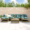 vidaXL Salon de jardin 7 pcs bois de pin impr&eacute;gn&eacute;