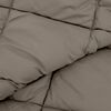 vidaXL Duvet d'&eacute;t&eacute; simple Gris clair 200 x 200 cm Microfibre