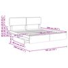 vidaXL Lit de Rangement Ch&ecirc;ne Sonoma 180 x 200 cm Bois d'ing&eacute;nierie