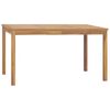 vidaXL Ensemble de salle &agrave; manger de jardin 7 pi&egrave;ces 140 x 80 cm en bois de teck massif