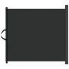 vidaXL Porte r&eacute;tractable pour animaux de compagnie noir 82,5x125 cm