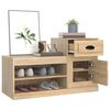 vidaXL Armoire &agrave; chaussures ch&ecirc;ne sonoma 100x42x60cm bois d'ing&eacute;nierie
