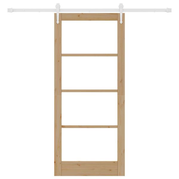 vidaXL Porte coulissante Naturel 86 x 198,5 cm