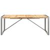 vidaXL Table &agrave; manger 200x100x75 cm Bois de manguier massif brut