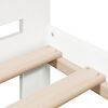 vidaXL Cadre de lit sans matelas blanc 140x200 cm bois de pin massif