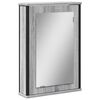 vidaXL Armoire &agrave; miroir de salle de bain sonoma gris bois d&rsquo;ing&eacute;nierie