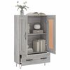 vidaXL Buffet haut sonoma gris 69,5x31x115 cm bois d'ingénierie