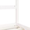vidaXL Cadre de lit d'enfants tiroirs blanc 90x190 cm bois pin massif