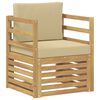 vidaXL Canap&eacute; d&rsquo;ext&eacute;rieur Polyester Blanc