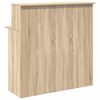 vidaXL Bureau de r&eacute;ception Ch&ecirc;ne Sonoma 100x50x103,5 cm Bois d'ing&eacute;nierie