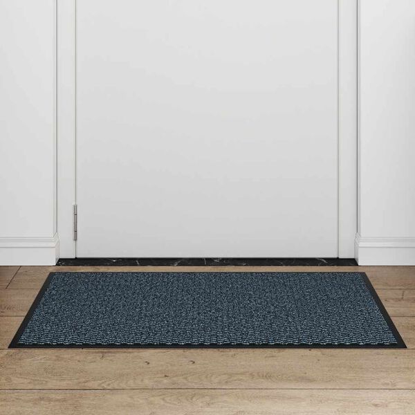 vidaXL Paillasson bleu 60x90 cm