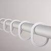 RIDDER Anneaux de rideau de douche Blanc 49300