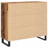 vidaXL Buffet Bois ancien 90 x 34 x 80 cm Bois d'ing&eacute;nierie