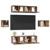 vidaXL Ensemble meuble TV 6 pcs Bois Ancien Bois d'ing&eacute;nierie