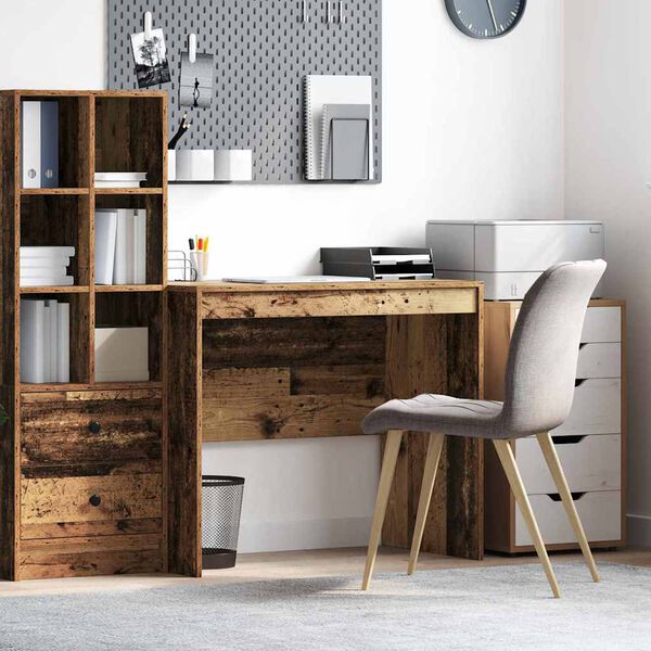 vidaXL Bureau Bois ancien 90 x 50 x 76 cm