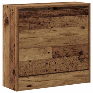 vidaXL Cabinet &agrave; chaussures 60 x 21 x 57 cm Bois d'ing&eacute;nierie