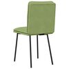 vidaXL Chaises &agrave; manger lot de 2 Vert clair Velours