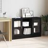 vidaXL Buffet Ch&ecirc;ne noir 120 x 30,5 x 70 cm Bois d'ing&eacute;nierie