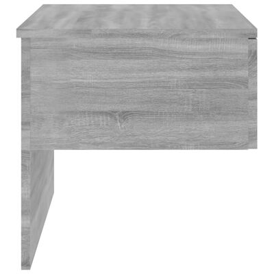 vidaXL Tables de chevet murales 2 pcs Sonoma gris